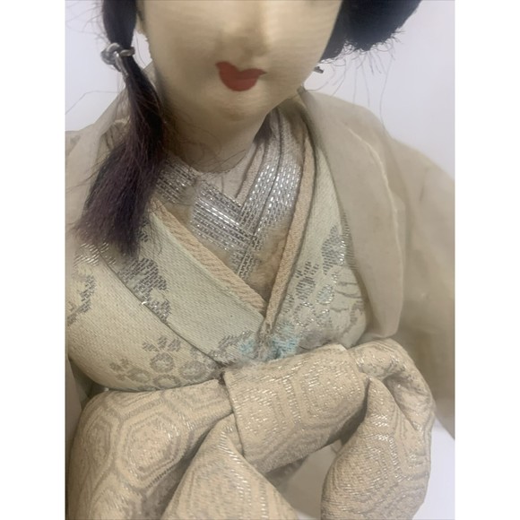 Beautiful Vintage NISHI Geisha Standing 17” Doll SNOW QUEEN Figurine Japan - Picture 12 of 15